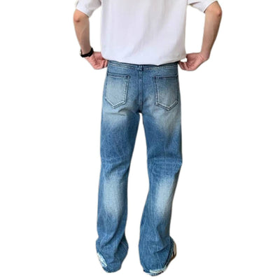 Retro Fade Relaxed Denim Trousers