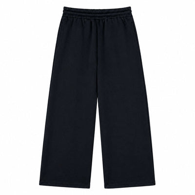 Quiet Luxury Old Money Style 320G Flower-Sand Straight-Leg Trousers