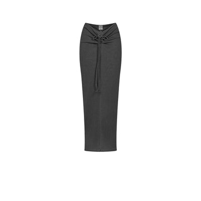 Women's Ribbed Long Maxi Skirt