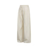Relaxed Drawstring Wide Leg Casual Trousers