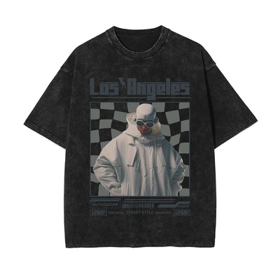 Los Angeles Y2k Streetwear Graphic Tee-INNBLAC