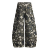 Star Print Oversized Cargo Pants