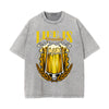 Life is Brewtiful Graphic Washed Tee-INNBLAC