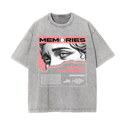 Memories Urban Streetwear Graphic Tee-INNBLAC