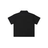 Waffle Knit Lapel Polo T Shirt
