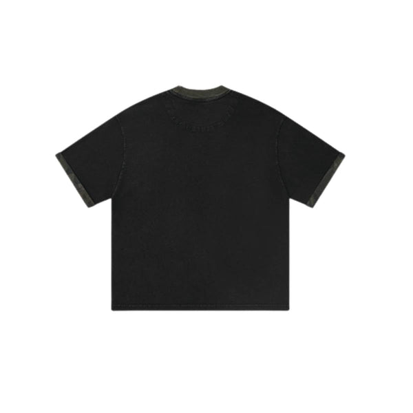 Stone Wash Camo Boxy T Shirt 8.5oz