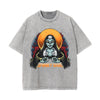 Spooky Babe Graphic Washed Tee-INNBLAC