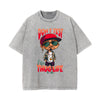 Streetwear Stone Wash Graphic Tee-INNBLAC