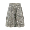 Retro Leopard Baggy Bermuda Shorts