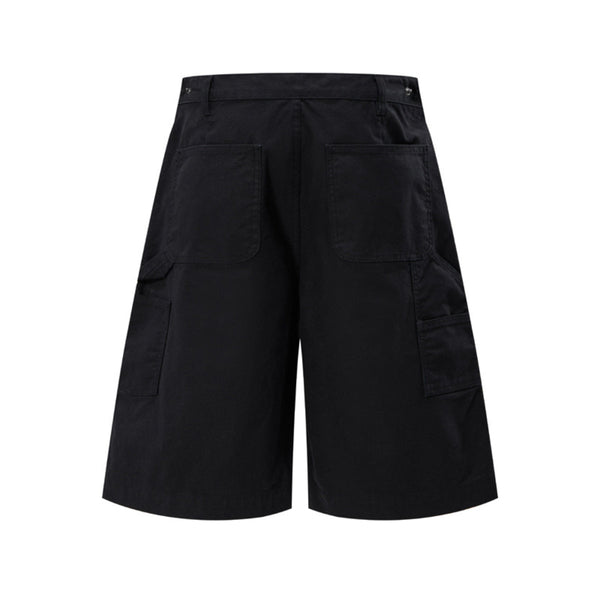 Rivet Detail Baggy Bermuda Cargo Streetwear Denim Pants Shorts