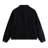 Unisex Loose Retro Workwear Washed Denim Jacket