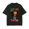 Streetwear Stone Wash Graphic Tee-INNBLAC