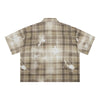 Heavyweight Distressed Plaid Box Polo Shirt 7.0oz