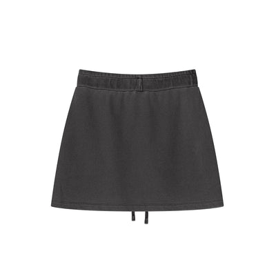 Stone Wash Performance A-Line Skort