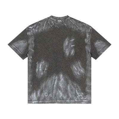 Vintage Painted Baggy T Shirt 270gsm
