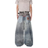 Vintage Layered Balloon Leg Jeans