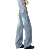 Light Wash Relaxed Bootcut Denim Jeans