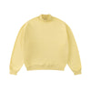 Soft Fleece Mock Neck Pullover Sweatshirt