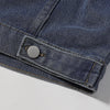 Butterfly Embroidery Denim Trucker Jacket
