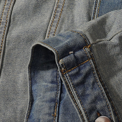 Classic Reverse Denim Trucker Jacket