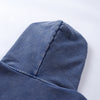 Double Yarn Vintage Washed Zippered Comfort Hoodie