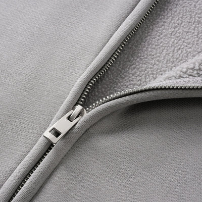 Special Stitch Bound Seam Zip Up Hoodie