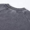 Boxy Waffle Washed Distressed Raglan Tee
