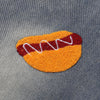 Cartoon Food Embroidery Fun Streetwear Denim Shorts