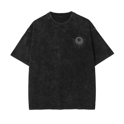 Command Streetwear Stone Wash Graphic Tee-INNBLAC