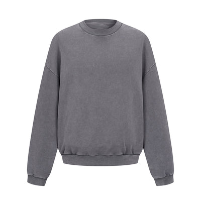 Soft-Vintage Washed Pullover Sweatshirt