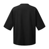 Washed Raw-Edge Pocket Clean Fit Crew Neck Tee