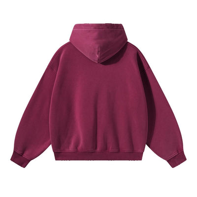 Heavyweight Washed Fleece Hoodie