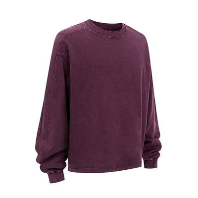 Washed Vintage Crewneck Long Sleeve