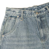 Classic Faded Blue Distressed Denim Pants