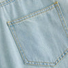 Pleated Short Sleeve Midi Denim Shirtdress