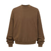 Brushed Fleece Soft Crewneck Pullover Sweatshirt