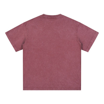 Washed Faded Baggy Cotton Tee 7.5oz