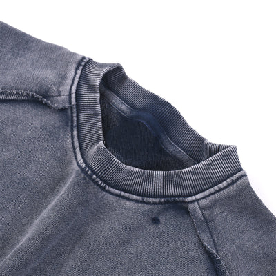 Heavy Washed Wax-Dyed High Street Raglan Tee