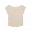 Solid Slim Fit Cropped Hot Girl Tee