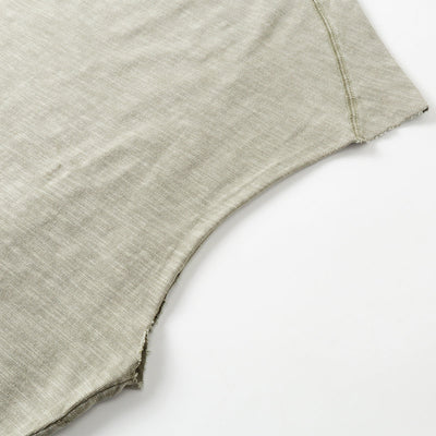 Raw Edge Distressed Studded Sleeveless Tee