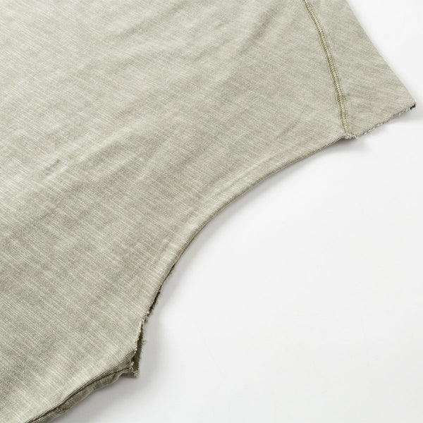 Raw Edge Distressed Studded Sleeveless Tee