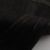 Contrast Stitching Detail Wide Leg Denim Pants