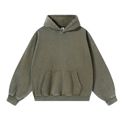 Vintage Washed Heavyweight Pullover Hoodie