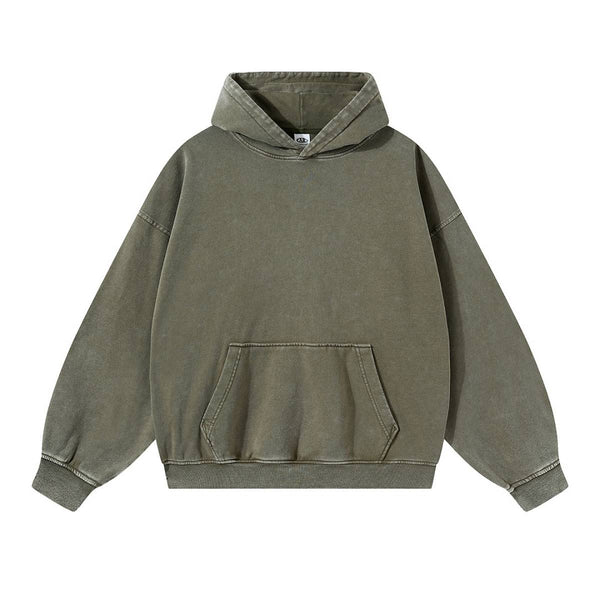 Vintage Washed Heavyweight Pullover Hoodie