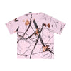 Nature Branch Print Pink Camo Short Sleeve Tee