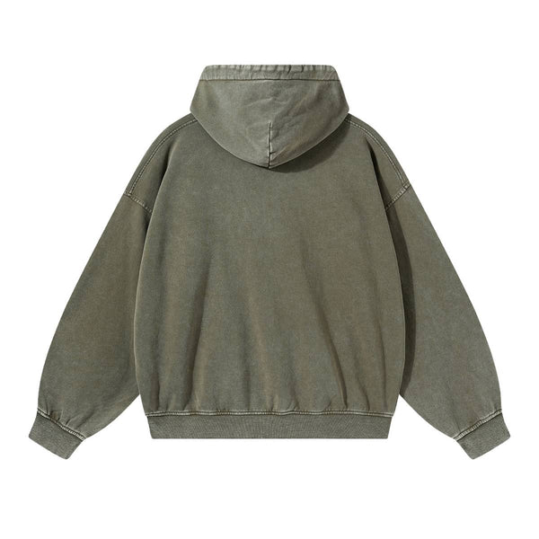 Vintage Washed Heavyweight Pullover Hoodie