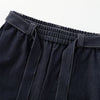 High Waist Tie Belt Relaxed Denim Shorts