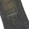 Vintage Wash Ripped Knee Loose Jeans