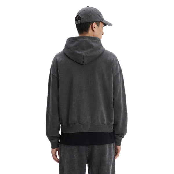 Vintage Acid Washed Thick Hooded Sweatshirt