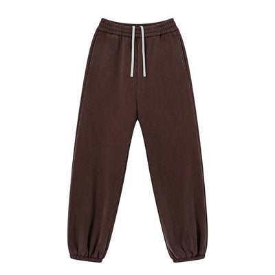 Oversized Snow Wash Fleece Joggers